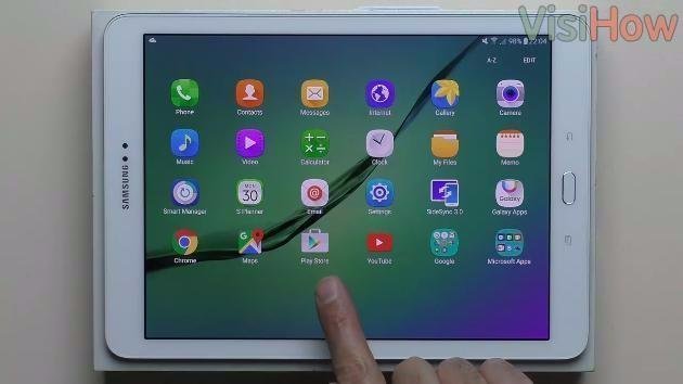 How to download apps on a Samsung tablet?